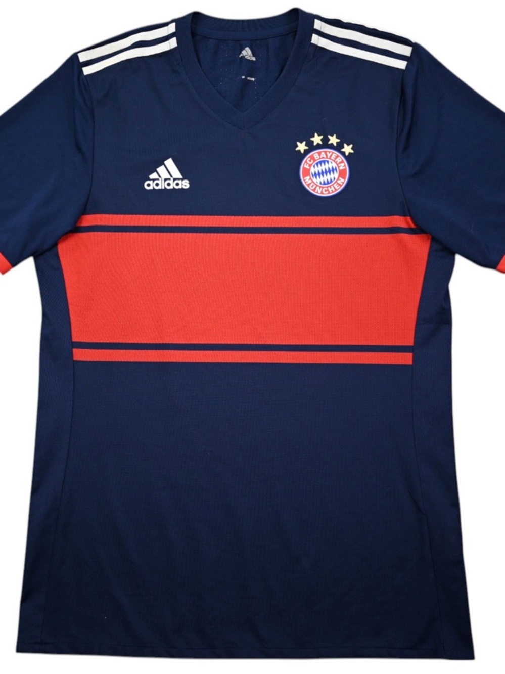 RARE Adidas FC Bayern München Adizero Pre-Match Jersey Navy Red Mia San Mia NWT